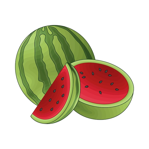 Ilustración de la sandía