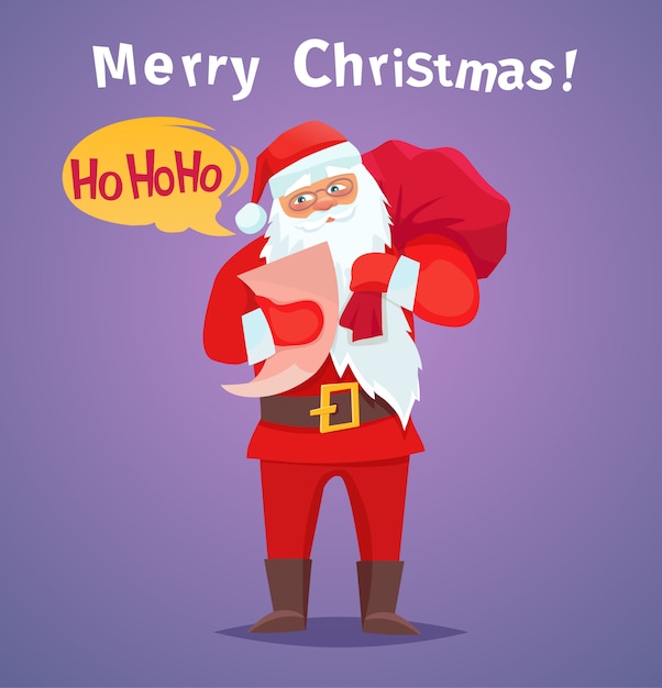 Ilustración de santa claus