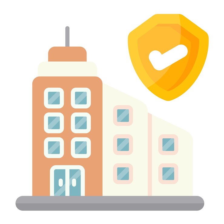 Vector ilustración de seguros de negocios