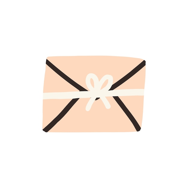 Ilustración sencilla de la caja de regalos