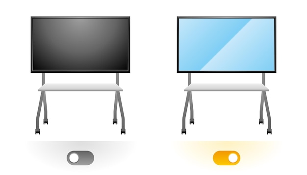 Ilustración sencilla - Gran monitor