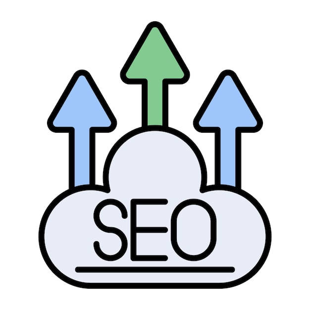Ilustración de Seo Flat
