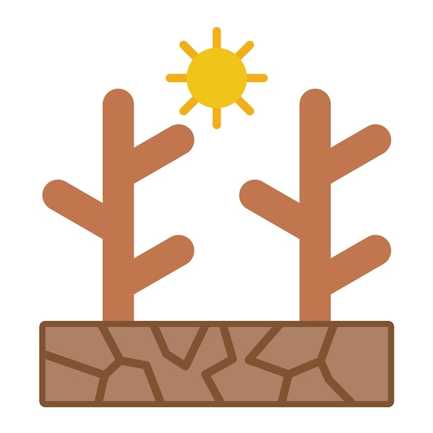 Ilustración de la sequía