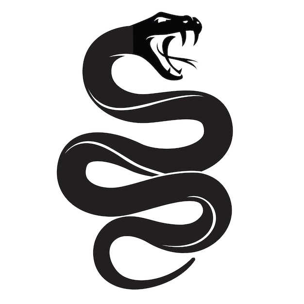 Vector ilustración de serpiente