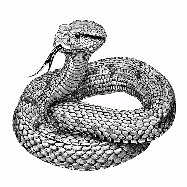 Ilustración de la serpiente