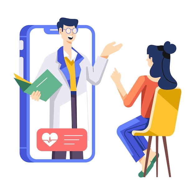 Ilustración de los servicios médicos