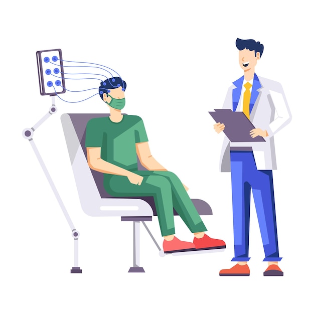 Ilustración de los servicios médicos
