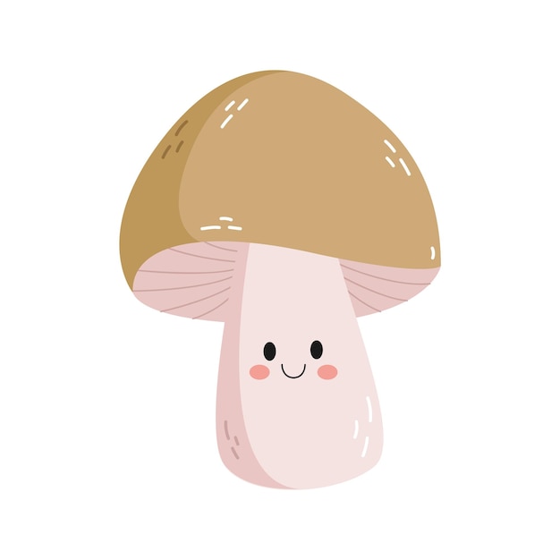 Vector ilustración de setas de champignon dibujada a mano