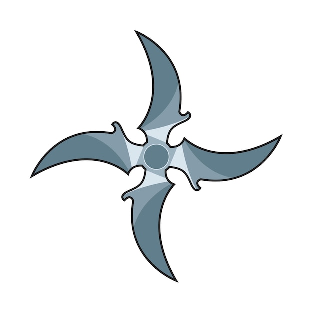 Ilustración de shuriken