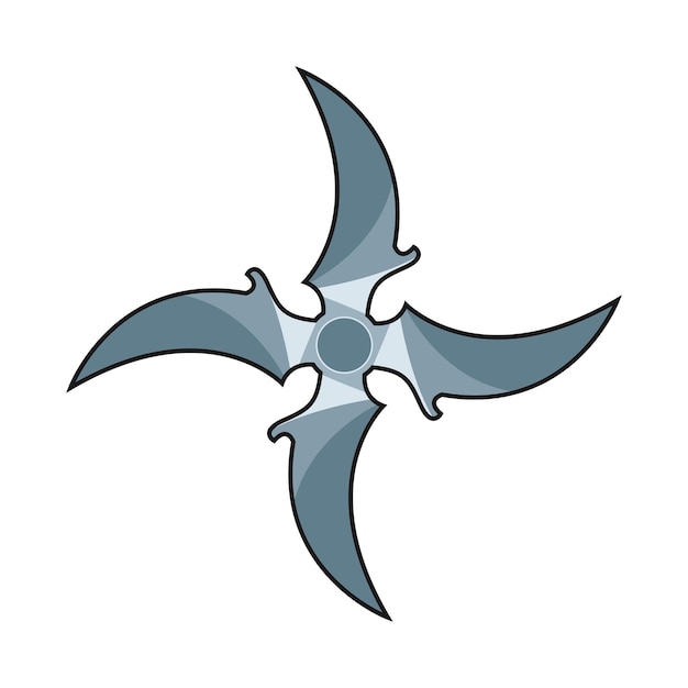 Vector ilustración de shuriken