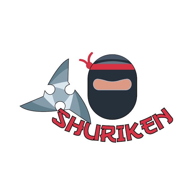 Ilustración de shuriken