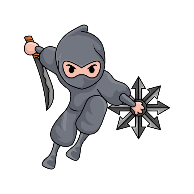 Ilustración de shuriken