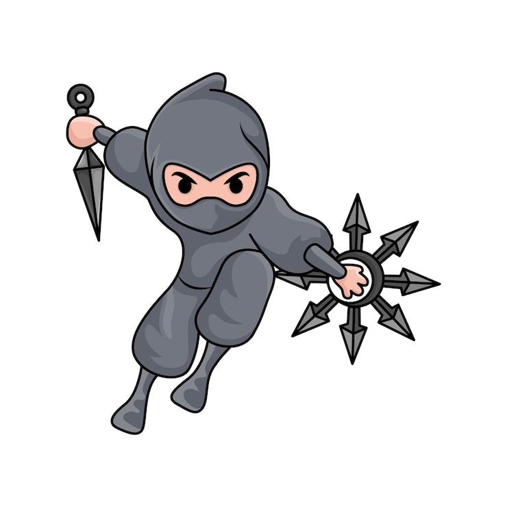 Vector ilustración de shuriken