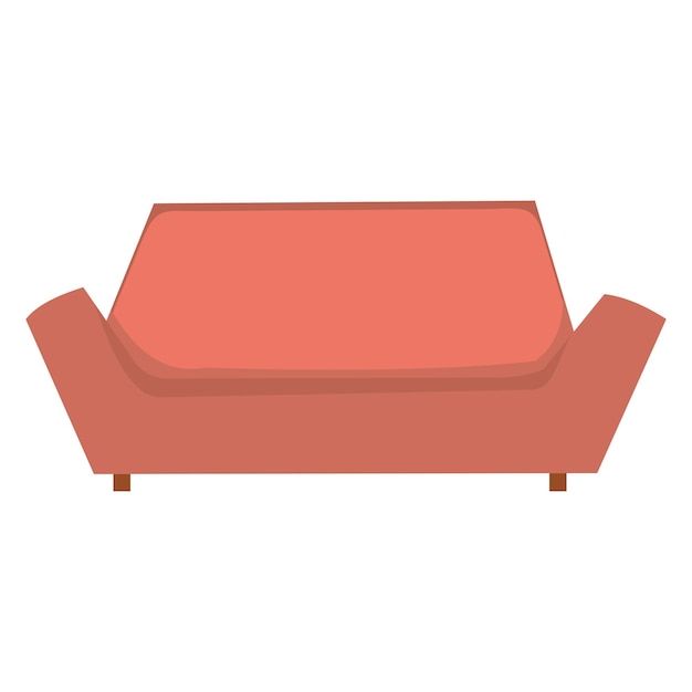 Vector ilustración de la silla de sofá de moda