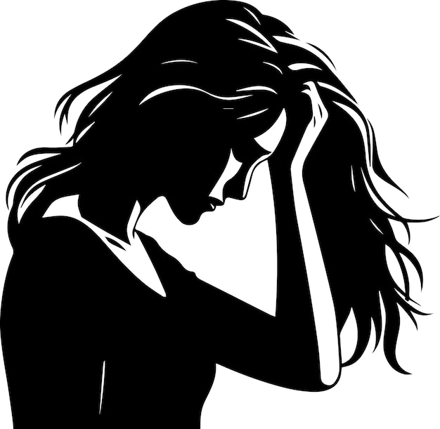 Ilustración de la silueta de la mujer Vector 35