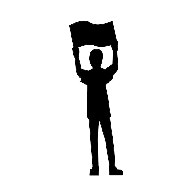 Ilustración de la silueta de las personas