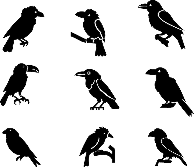 Ilustración de silueta vectorial de Barbet 1