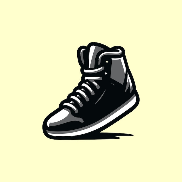 Ilustración de silueta de zapatos arte arte de la moda