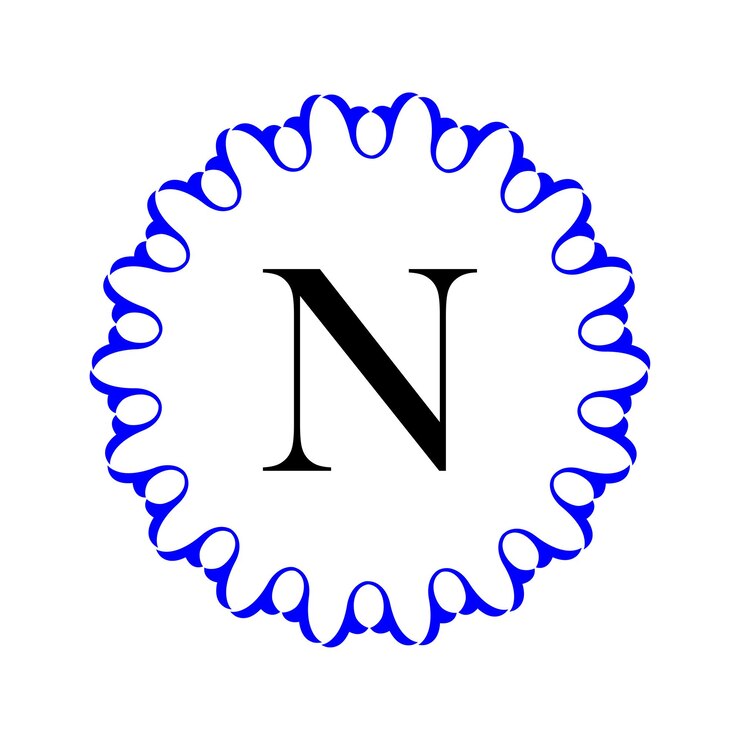 Ilustración del símbolo de un círculo icono vectorial de fuente diseño de logotipo simple