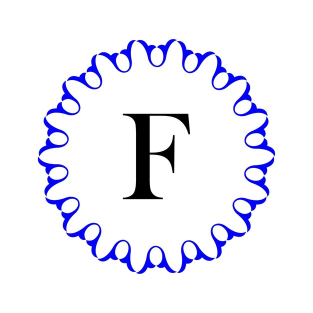 Vector ilustración del símbolo de un círculo icono vectorial de fuente diseño de logotipo simple