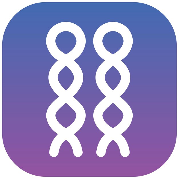 Ilustración del símbolo vectorial del lino