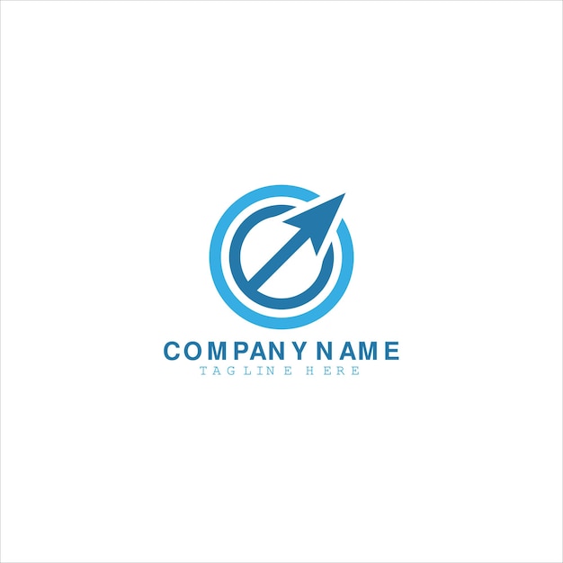 Ilustración de los símbolos de los íconos vectoriales del logotipo de las finanzas empresariales