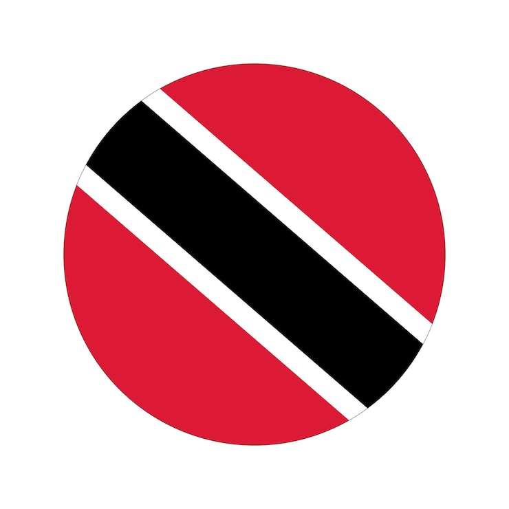 Vector ilustración simple de la bandera de trinidad y tobago para el día de la independencia o las elecciones