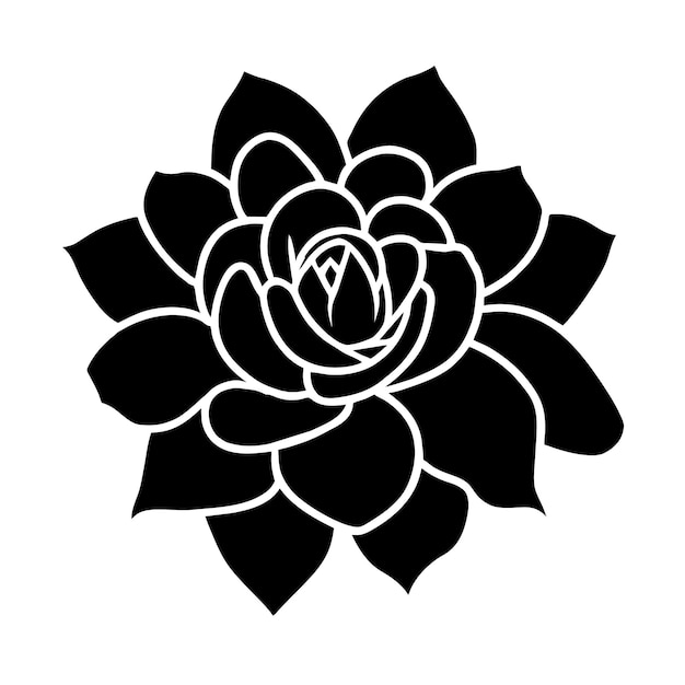 Ilustración simple de flores dibujada a mano