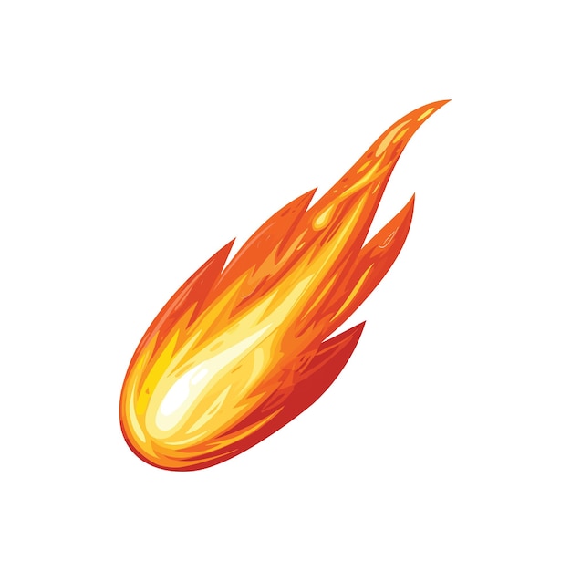 Ilustración simple de fuego fuego clipart de llama fuego icono de llama y concepto de logotipo Diseño