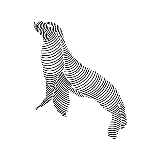 Ilustración simple de un sello 2