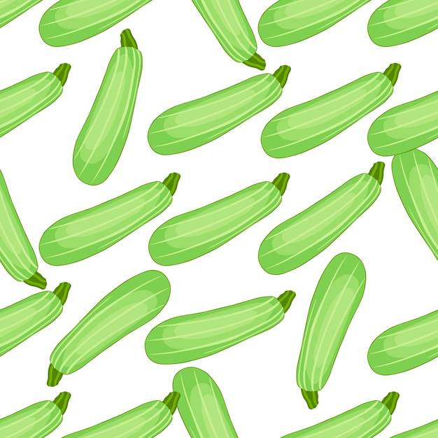 Ilustración sobre el tema del calabacín patrón brillante