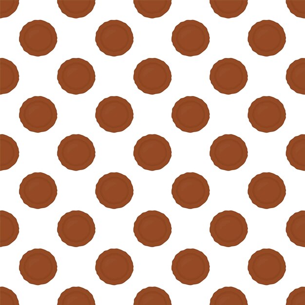 Ilustración sobre el tema conjunto grande kit de galletas idénticas galleta de pastelería colorida