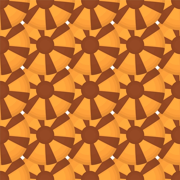 Ilustración sobre el tema conjunto grande kit de galletas idénticas galleta de pastelería colorida