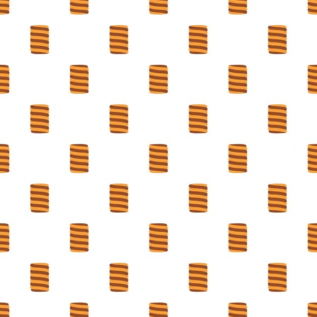 Ilustración sobre el tema conjunto grande kit de galletas idénticas galleta de pastelería colorida