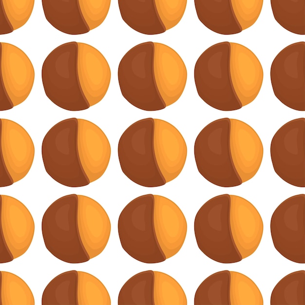 Ilustración sobre el tema conjunto grande kit de galletas idénticas galleta de pastelería colorida