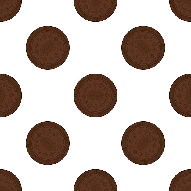Ilustración sobre el tema gran conjunto kit de galletas idénticas galletas de pastelería coloridas
