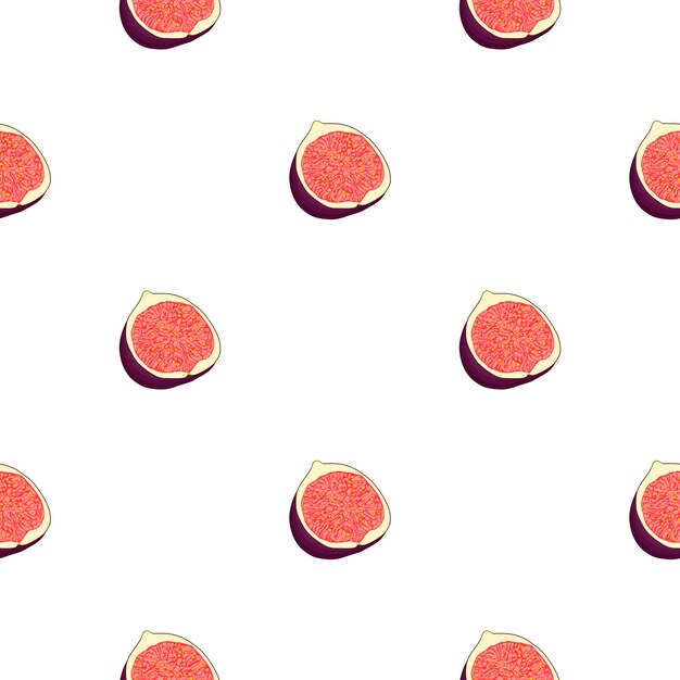 Ilustración sobre el tema gran higo púrpura transparente de color