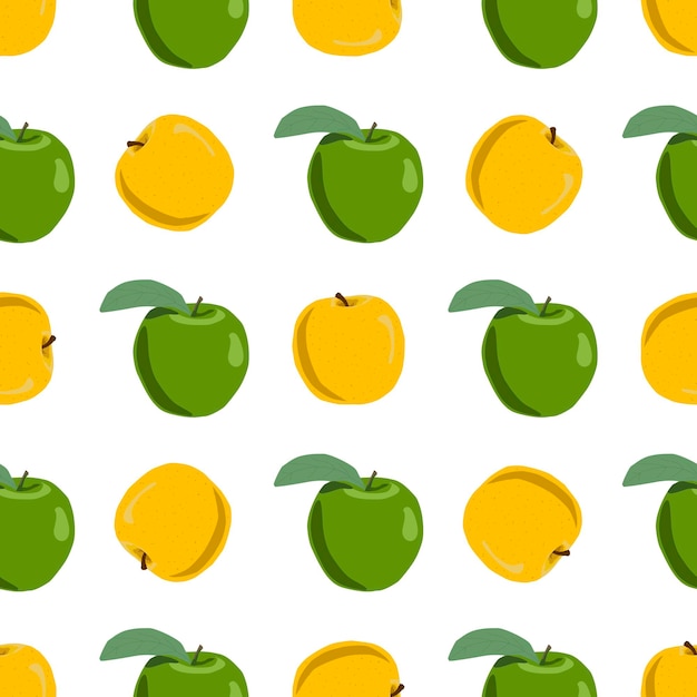 Ilustración sobre el tema gran manzana transparente de color