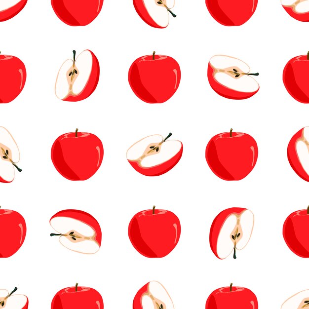 Ilustración sobre el tema gran manzana transparente de color
