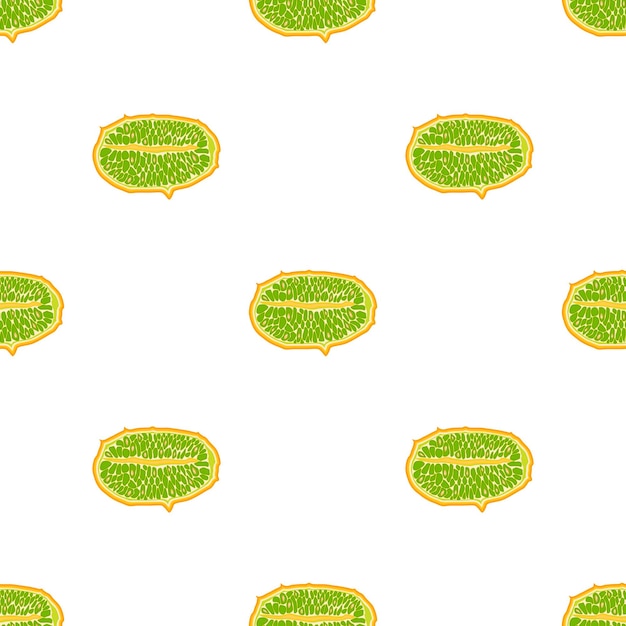 Ilustración sobre el tema kiwano inconsútil de color grande