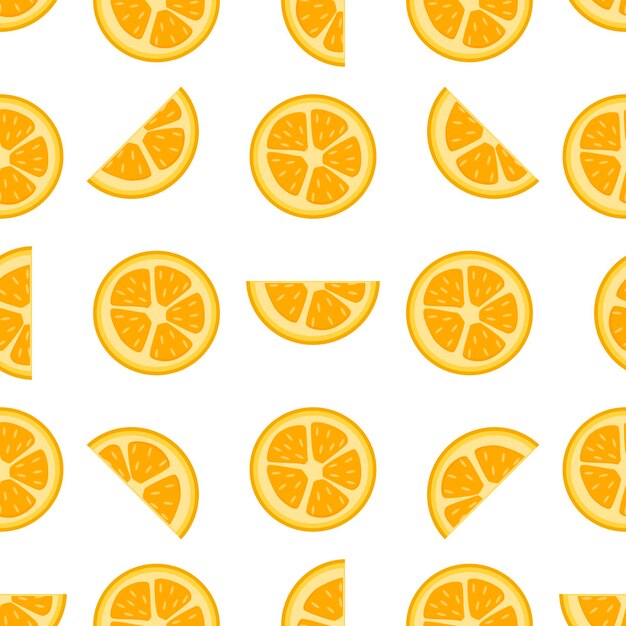 Ilustración sobre el tema del kumquat sin costuras de gran color