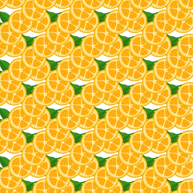 Ilustración sobre el tema Kumquat inconsútil de color grande