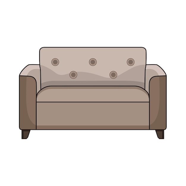 Ilustración del sofá