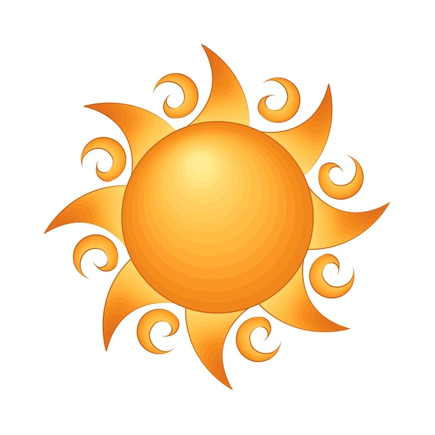 Ilustración del sol