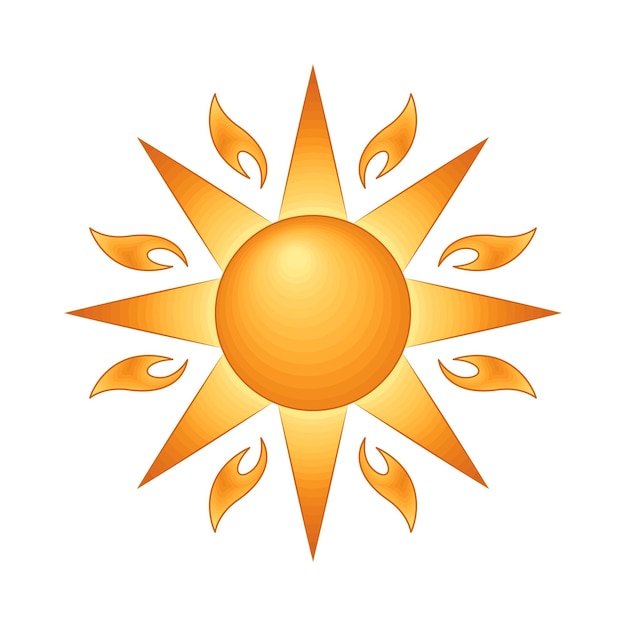 Ilustración del sol