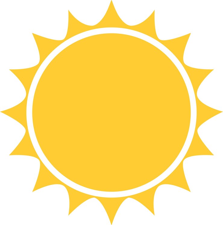 Vector ilustración del sol
