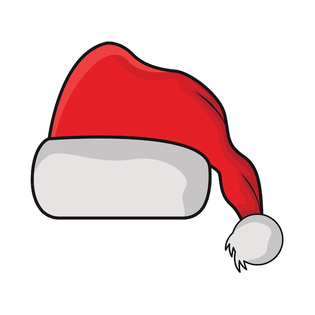 Ilustración del sombrero del mástil de Navidad