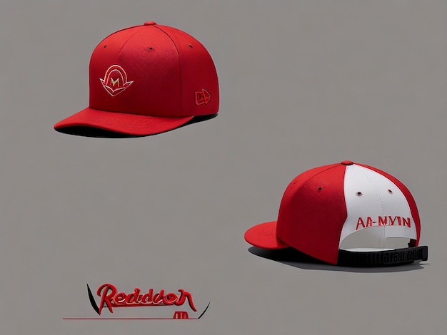 Ilustración de sombrero rojo vectorial aislado