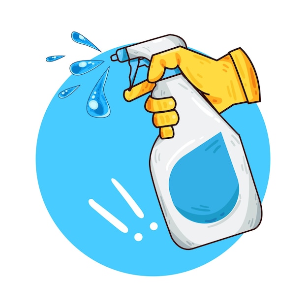 Ilustración de spray