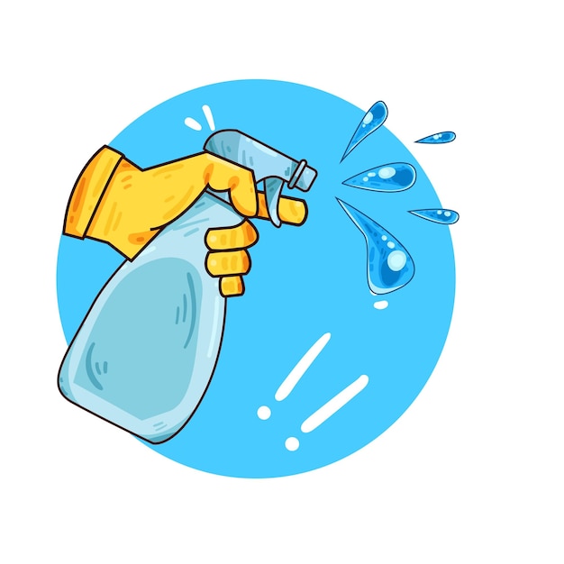 Ilustración de spray